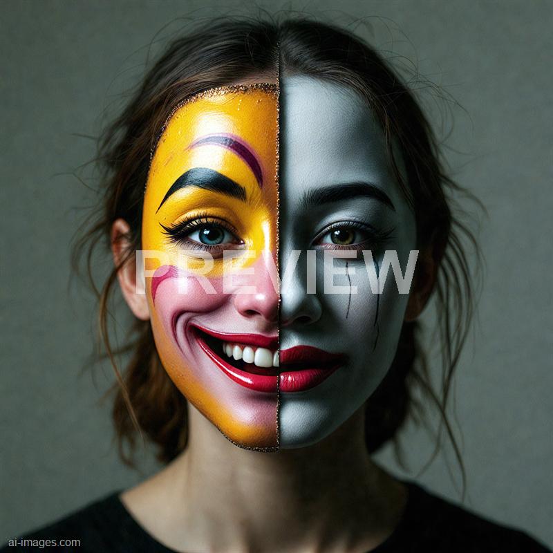 3140 - a-girl-s-face-split-into-two-halves-each-with-a-diffe_250420205324_Filename Text 2_03523_Filename Text 3